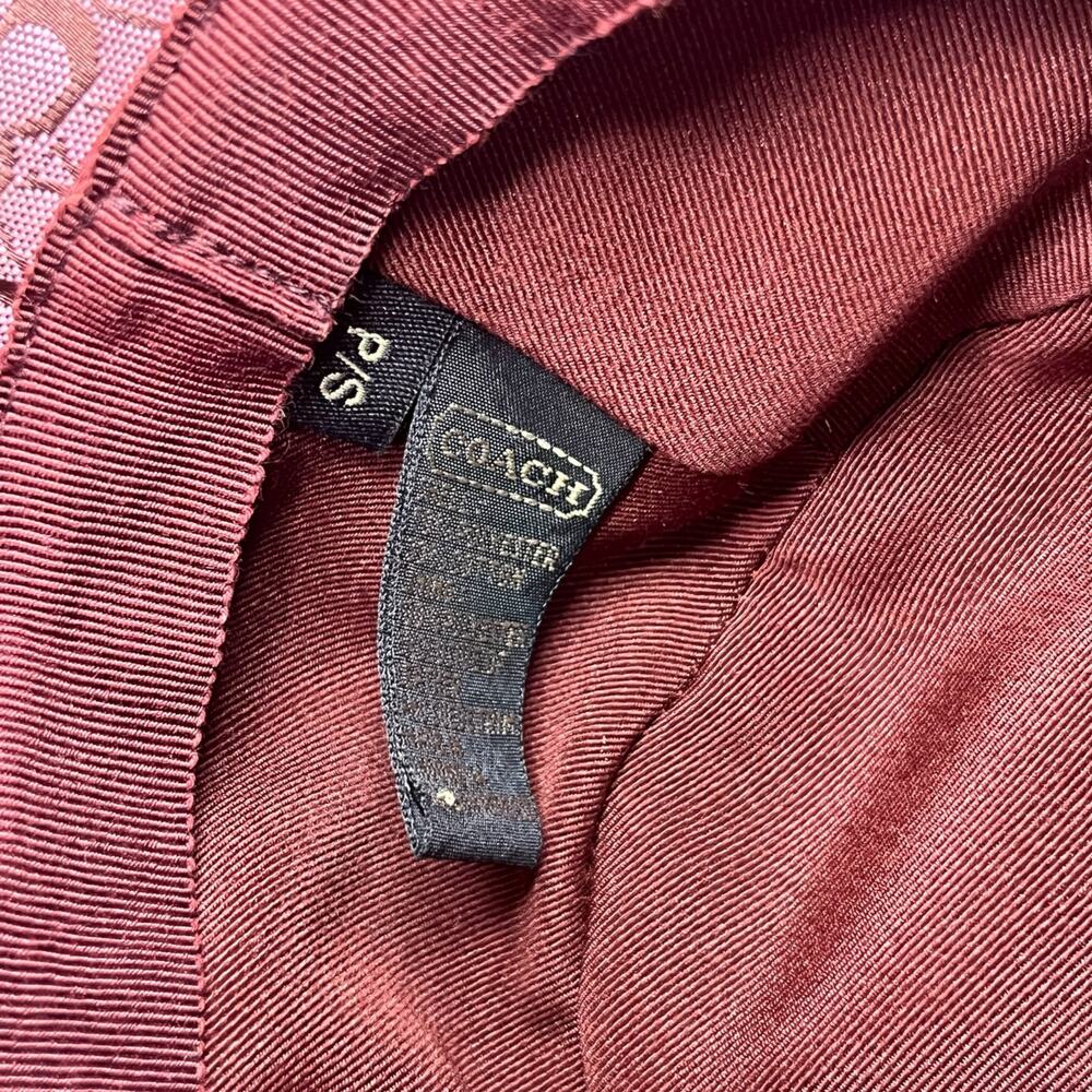 Y2K Coach FS2793 Mini Signature Crusher Hat Size P/S - Picture 6 of 7